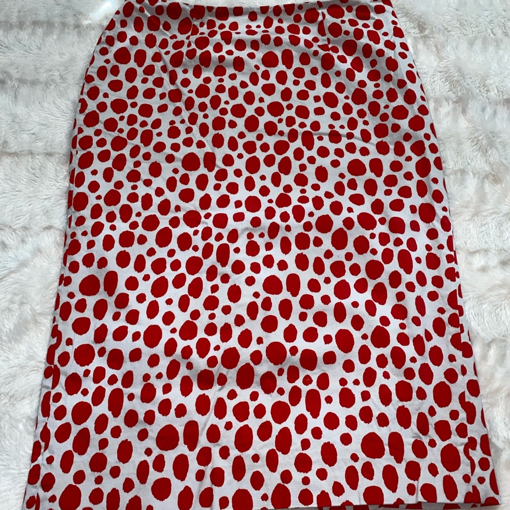 Club Monaco Spotted Pencil Shirt Size 2